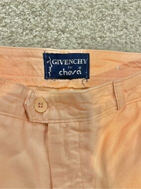 Women’s Peach Vintage Givenchy 100% Cotton Pants